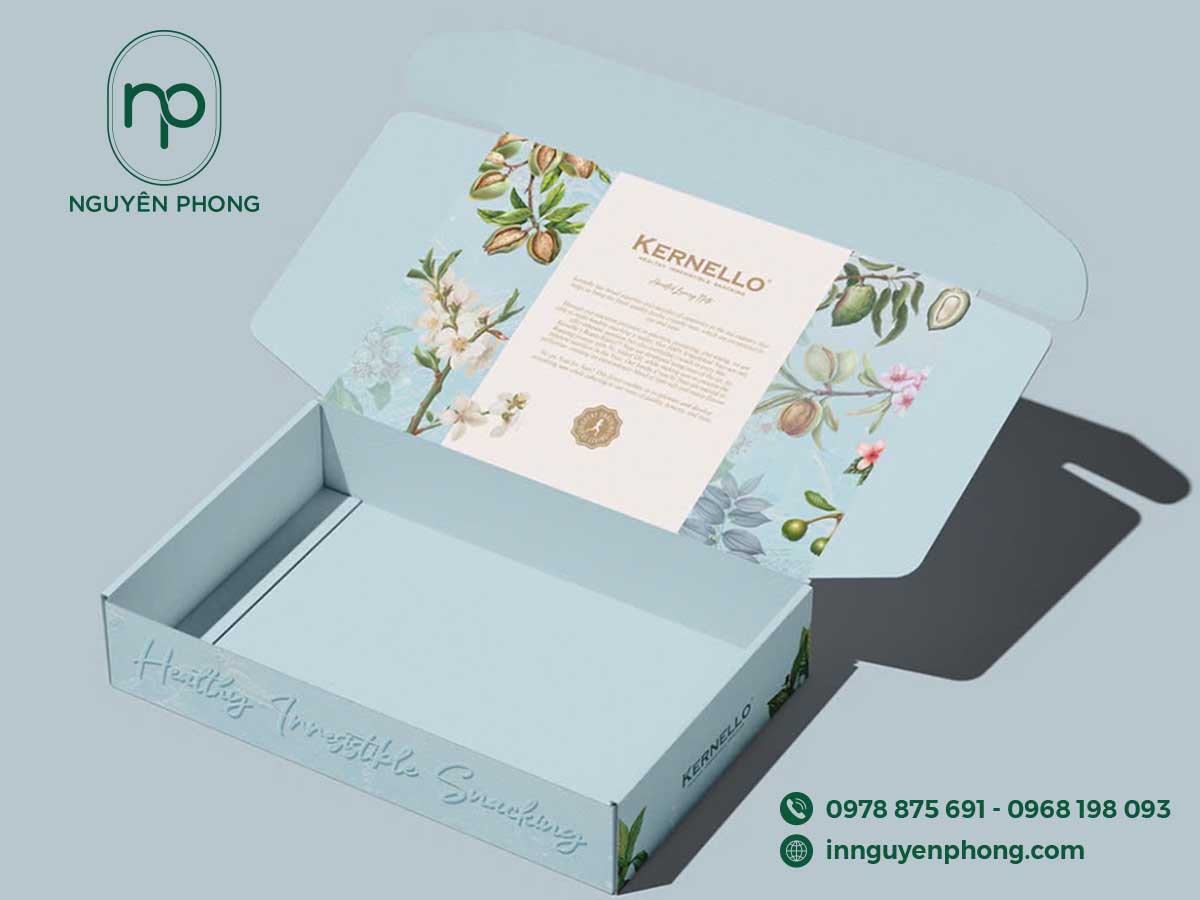 Hộp nắp gài đựng quần áo bồi giấy đẹp mắt